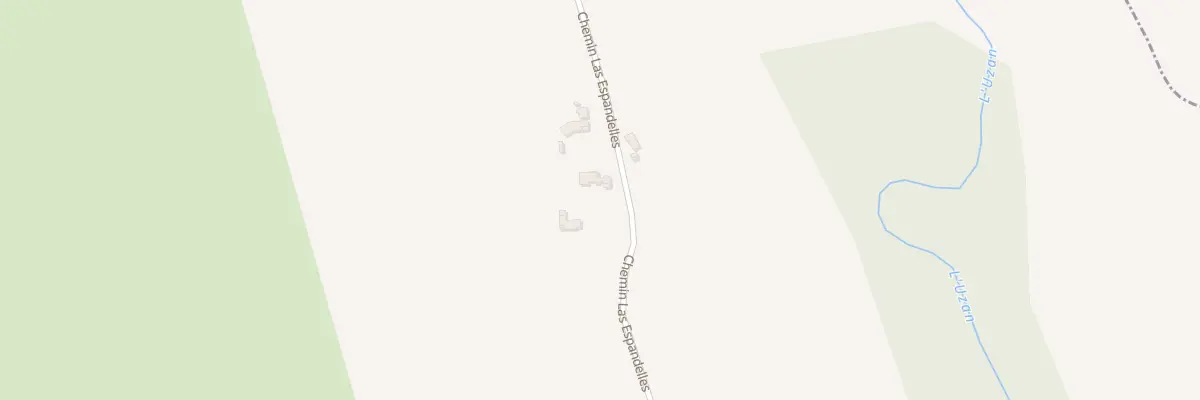 Plan du 606 Che Las Espandelles à Beyrie-en-Béarn