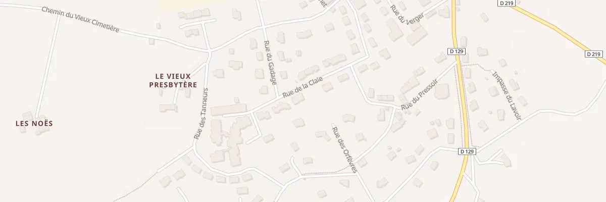 Plan du 21 Rue de la Claie au Horps