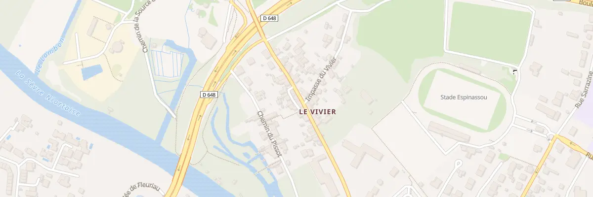 Plan du 77 Rue du Vivier à Niort