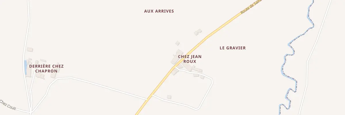 Plan du 5036 Devant chez Jean Roux à Agudelle