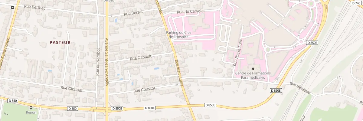 Plan du 85 Rue Jean Jaurès à Niort