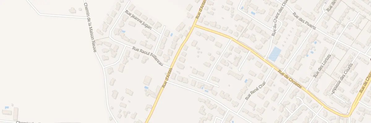 Plan du 74 Rue d’Antes à Niort