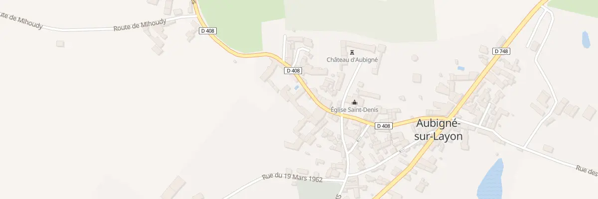 Plan du 5 Rue du Prieuré à Aubigné-sur-Layon