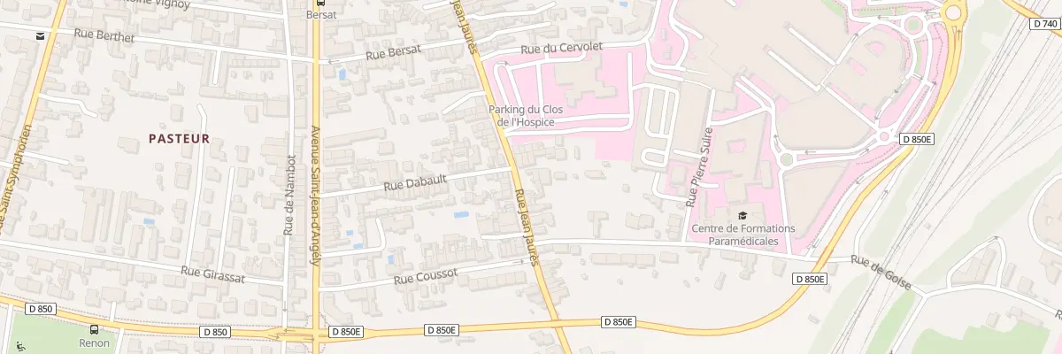 Plan du 83 Rue Jean Jaurès à Niort