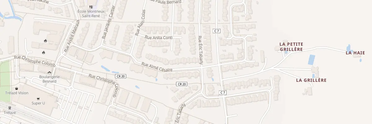 Plan du 41 Rue Aimé Césaire à Trélazé