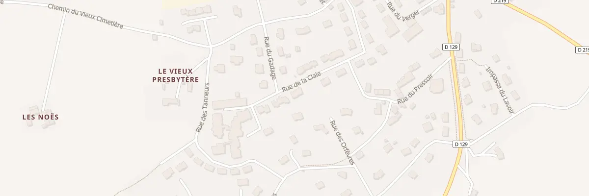 Plan du 23 Rue de la Claie au Horps
