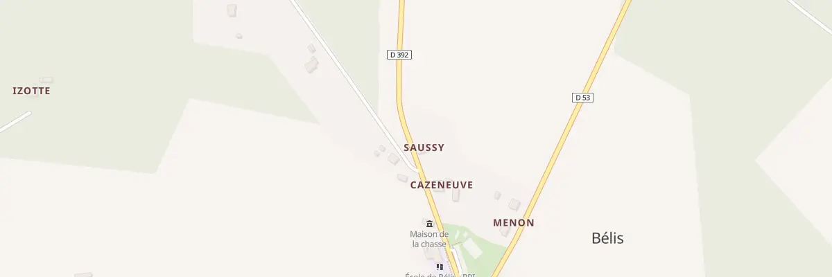 Plan du 12 Meyzouot à Bélis