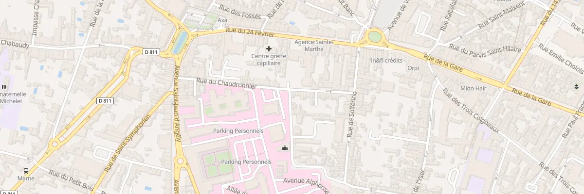 Plan du 24 Rue du Chaudronnier à Niort