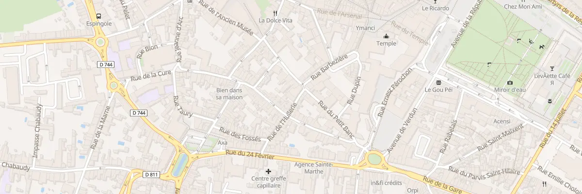 Plan du 4 Rue de l’Huilerie à Niort