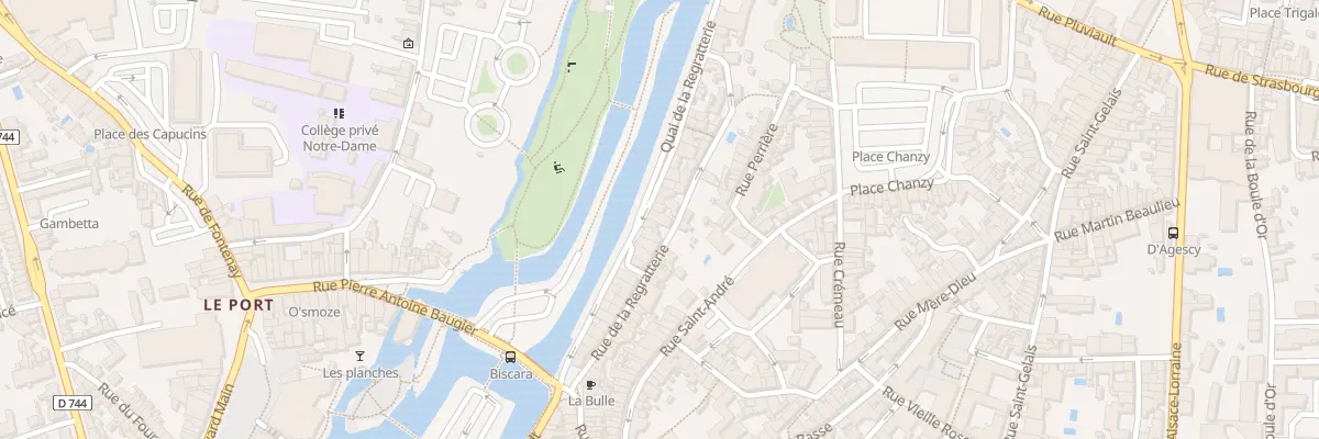 Plan du 33 Rue de la Regratterie à Niort