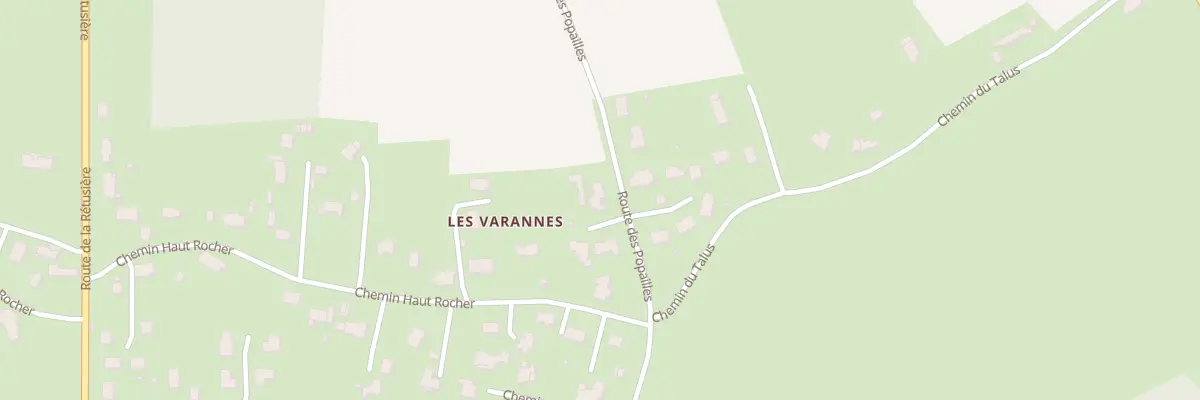Plan du 440 Rte des Popailles à Tiercé