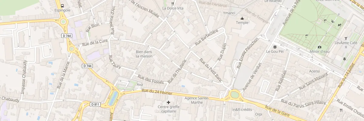 Plan du 6 Rue de l’Huilerie à Niort