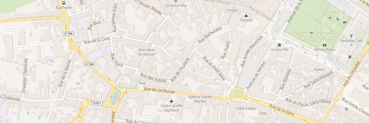 Plan du 8 Rue de l’Huilerie à Niort