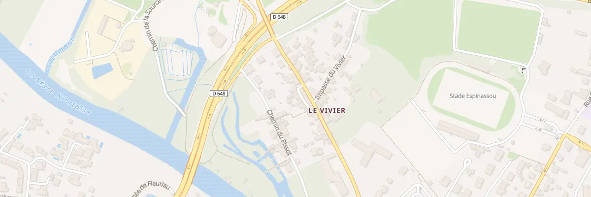 Plan du 81 Rue du Vivier à Niort