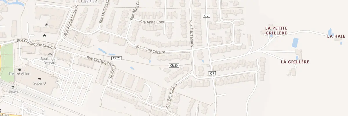 Plan du 40 Rue Aimé Césaire à Trélazé