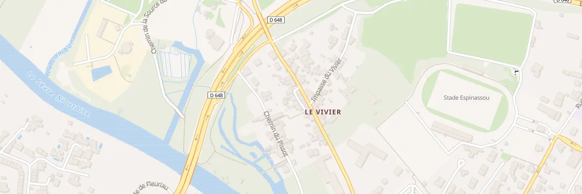 Plan du 81D Rue du Vivier à Niort