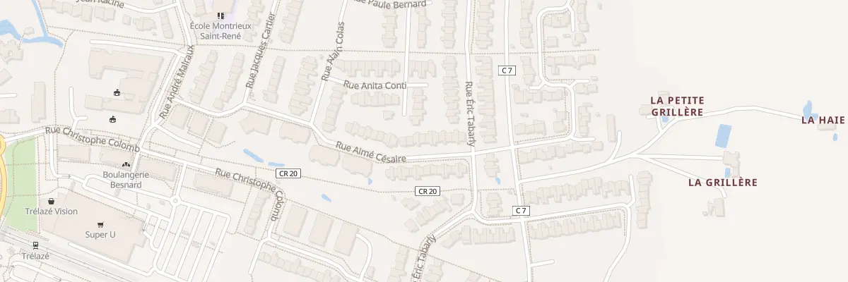 Plan du 37 Rue Aimé Césaire à Trélazé