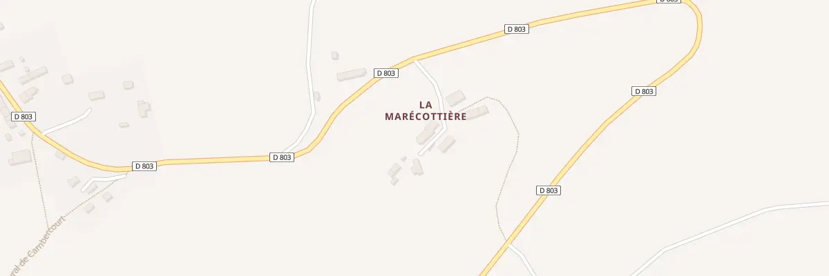 Plan du 4 La Marecottiere-Cambercour à Berjou
