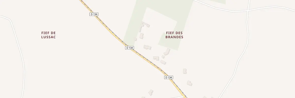 Plan du 16 Fief des Brandes à Saint-Germain-de-Lusignan