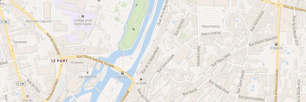 Plan du 25 Rue de la Regratterie à Niort