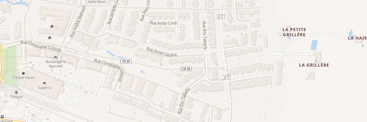 Plan du 38 Rue Aimé Césaire à Trélazé
