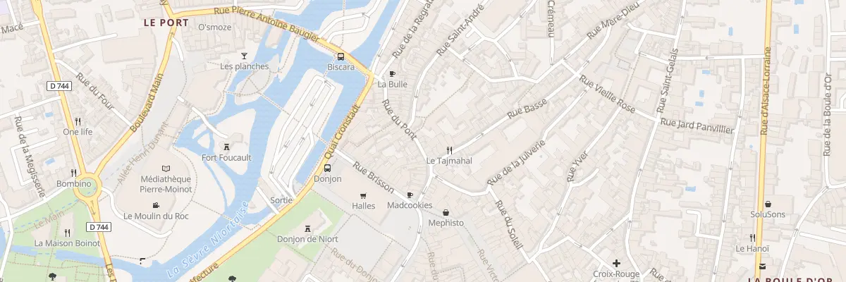 Plan du 10 Rue du Pont à Niort
