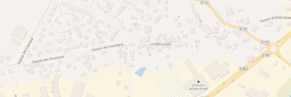 Plan du 8 Rue La Haie Joulain à Verrières-en-Anjou