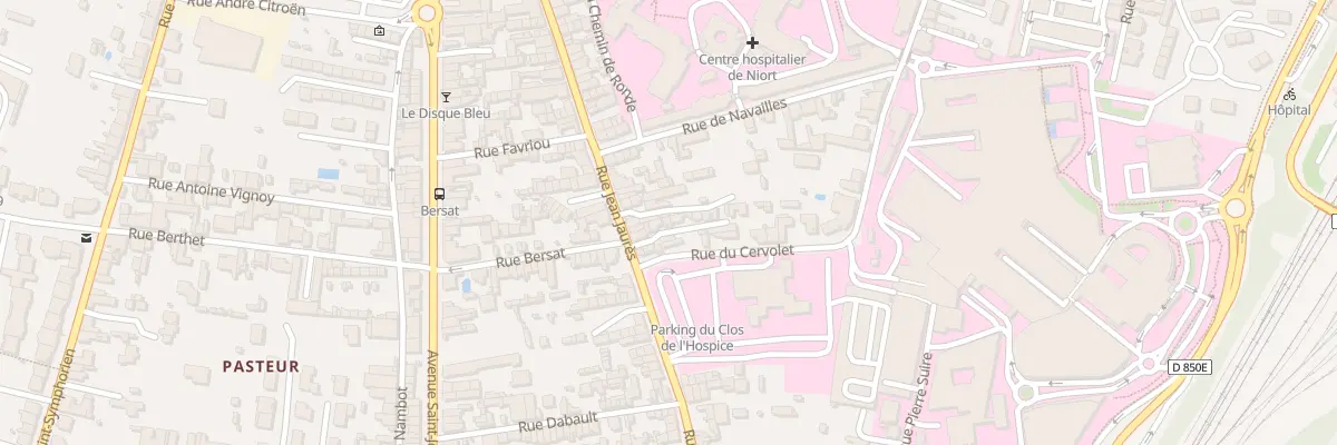 Plan du 61C Rue Jean Jaurès à Niort