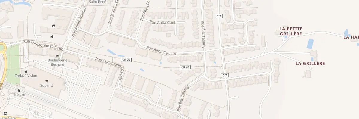 Plan du 36 Rue Aimé Césaire à Trélazé