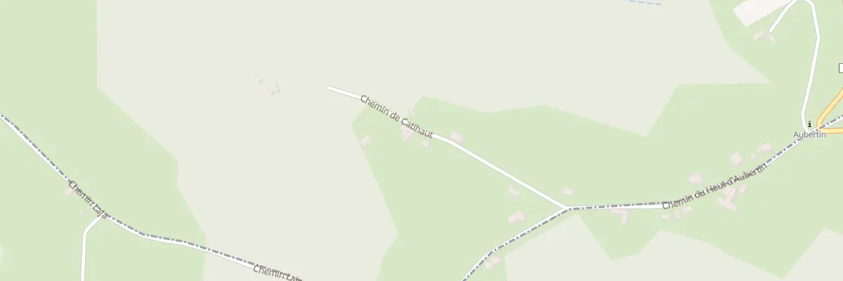 Plan du 200 Che de Catihaut à Aubertin