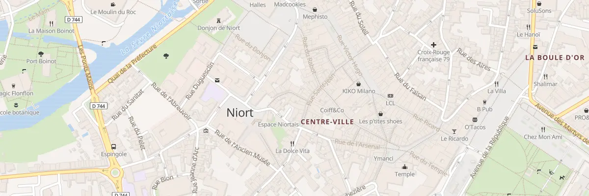 Plan du 36 Rue Saint-jean à Niort