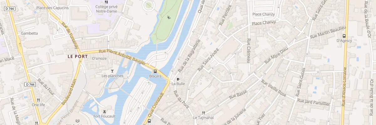 Plan du 16 Rue de la Regratterie à Niort