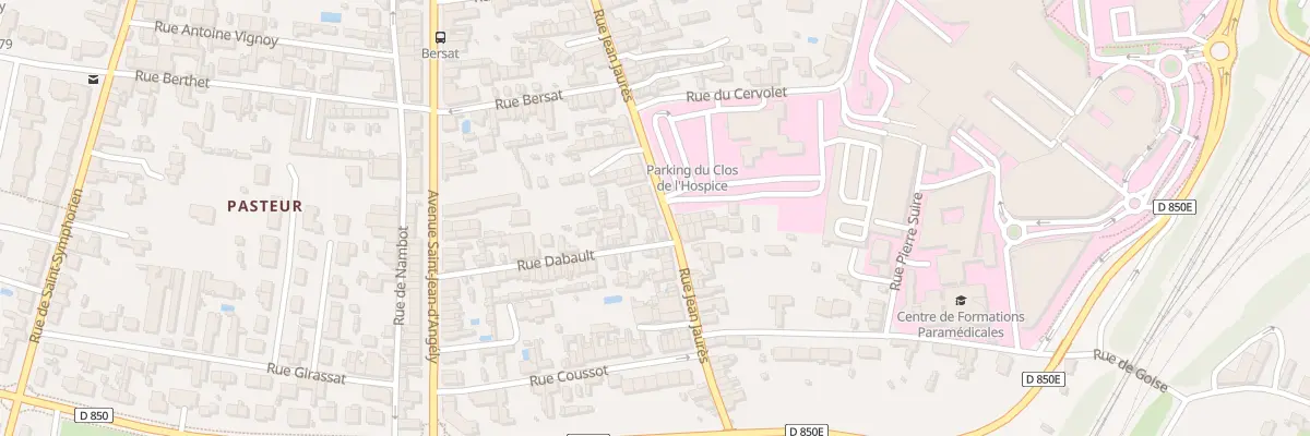 Plan du 84 Rue Jean Jaurès à Niort
