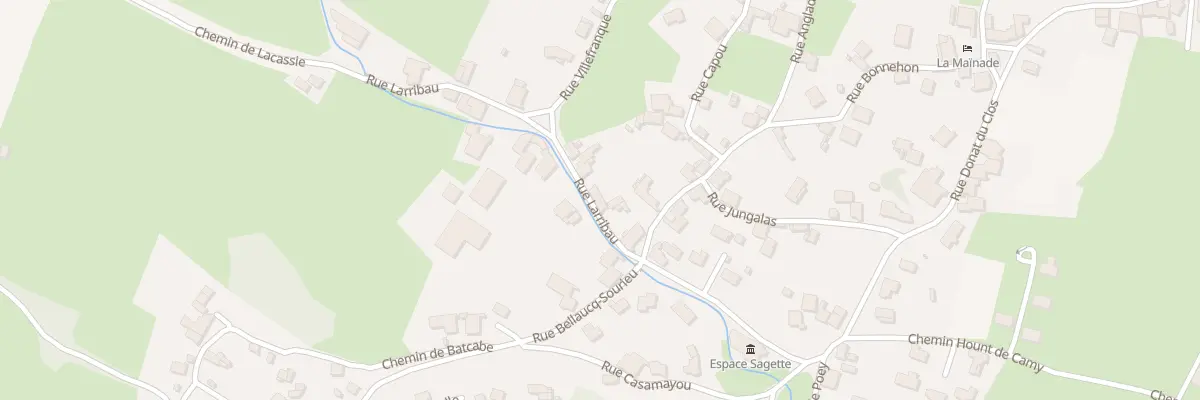 Plan du 8 Rue Larribau à Buzy