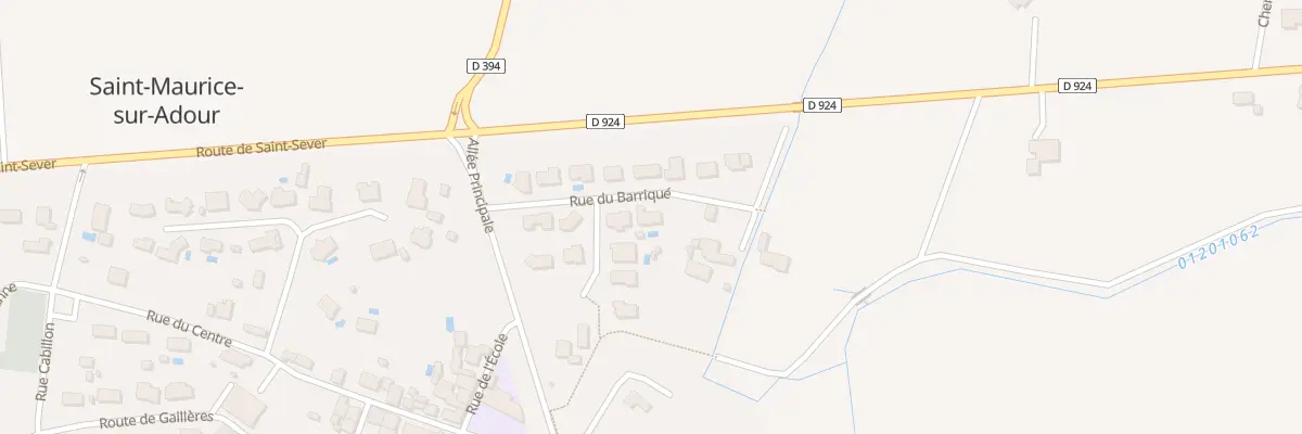Plan du 132 Rue du Barriqué à Saint-Maurice-sur-Adour