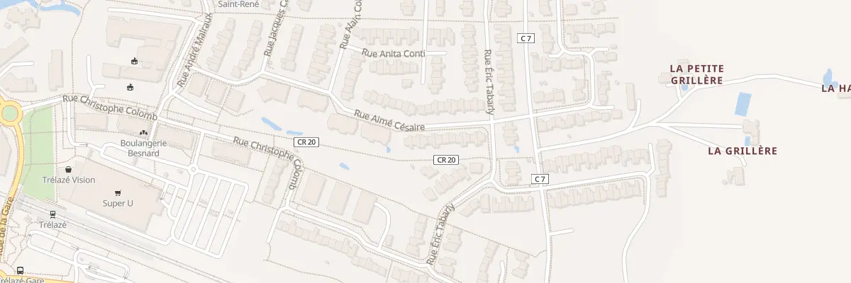 Plan du 34 Rue Aimé Césaire à Trélazé
