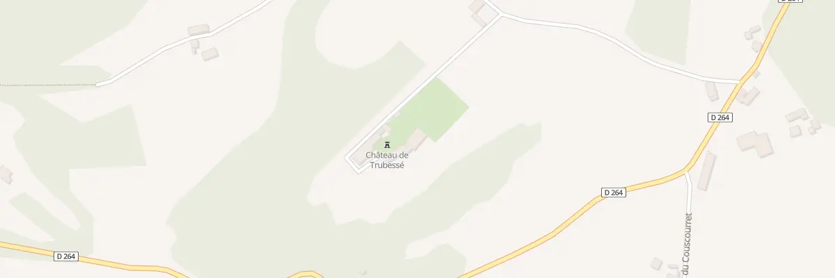 Plan du 5015 Chateau à Cabidos