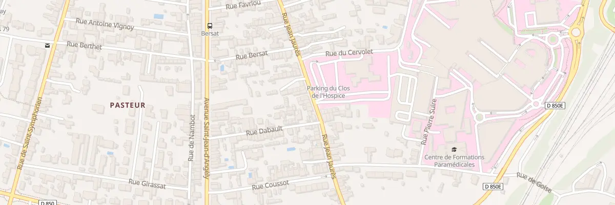 Plan du 80 Rue Jean Jaurès à Niort