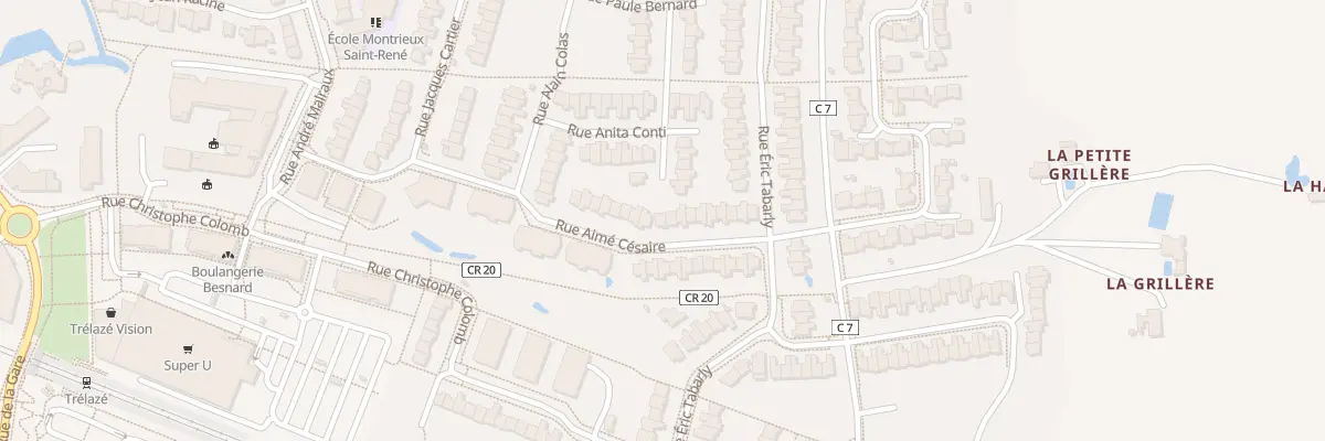 Plan du 31 Rue Aimé Césaire à Trélazé