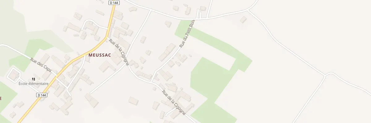 Plan du 8 Rue du Petit Bois à Échebrune