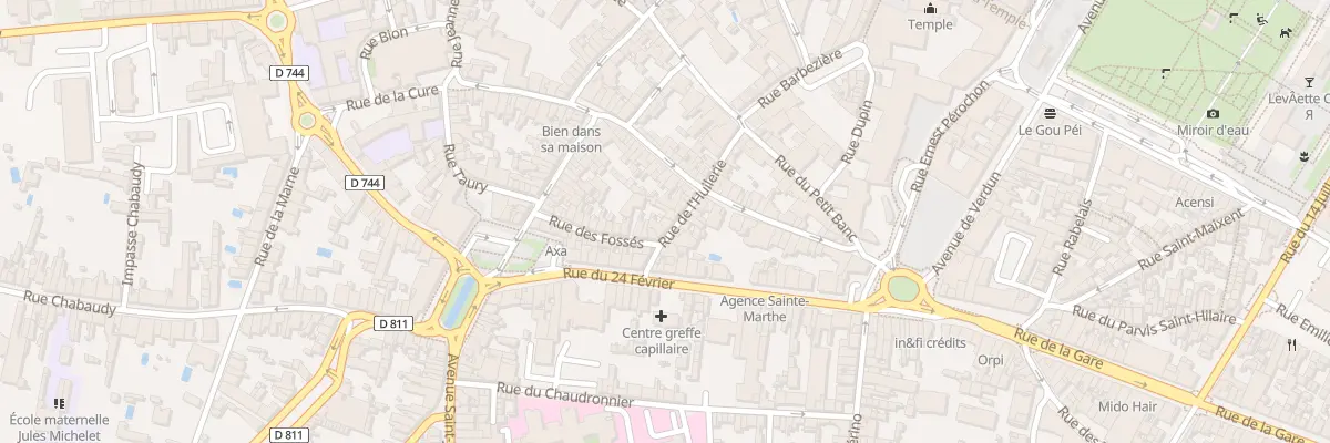 Plan du 20 Rue de l’Huilerie à Niort