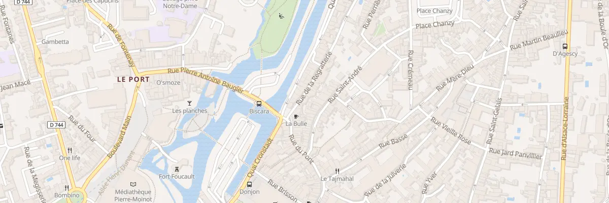 Plan du 10 Rue de la Regratterie à Niort