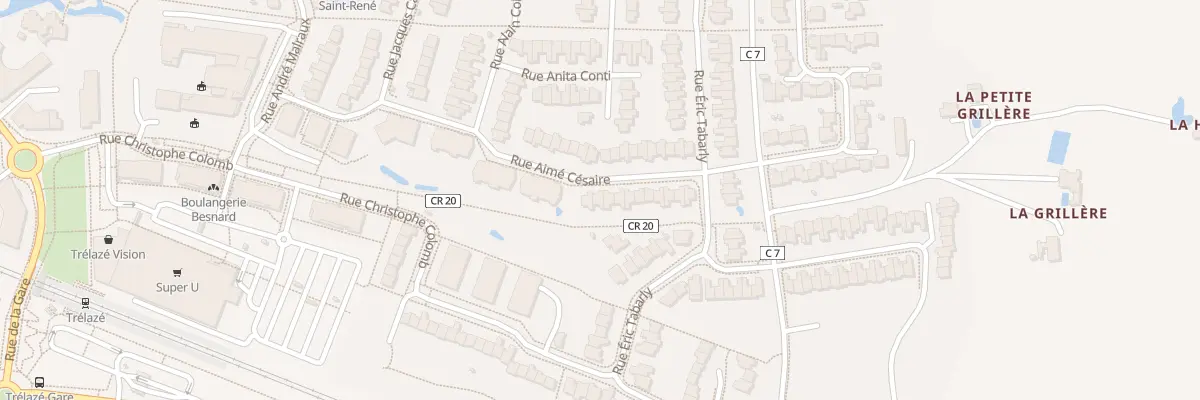 Plan du 32 Rue Aimé Césaire à Trélazé