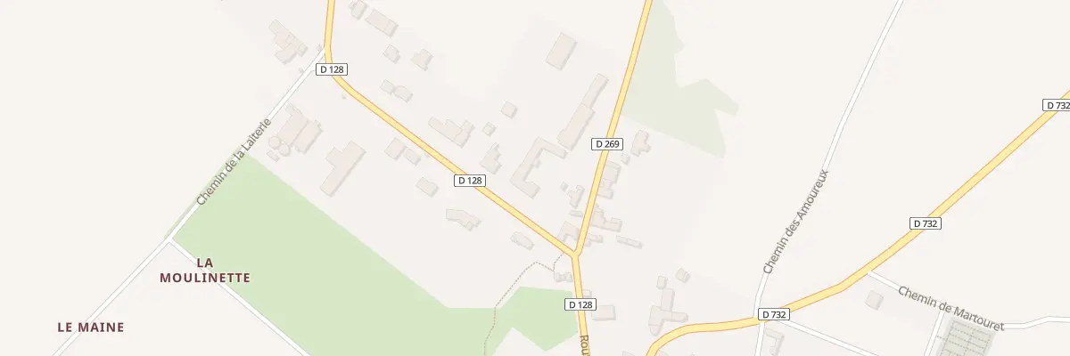 Plan du 12 Rte de Saintes à Pérignac