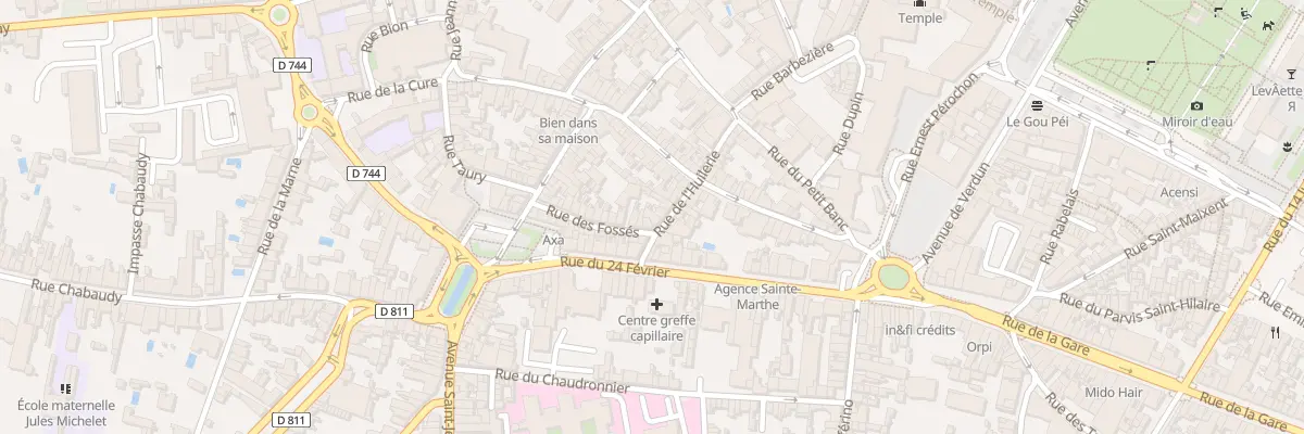 Plan du 22 Rue de l’Huilerie à Niort