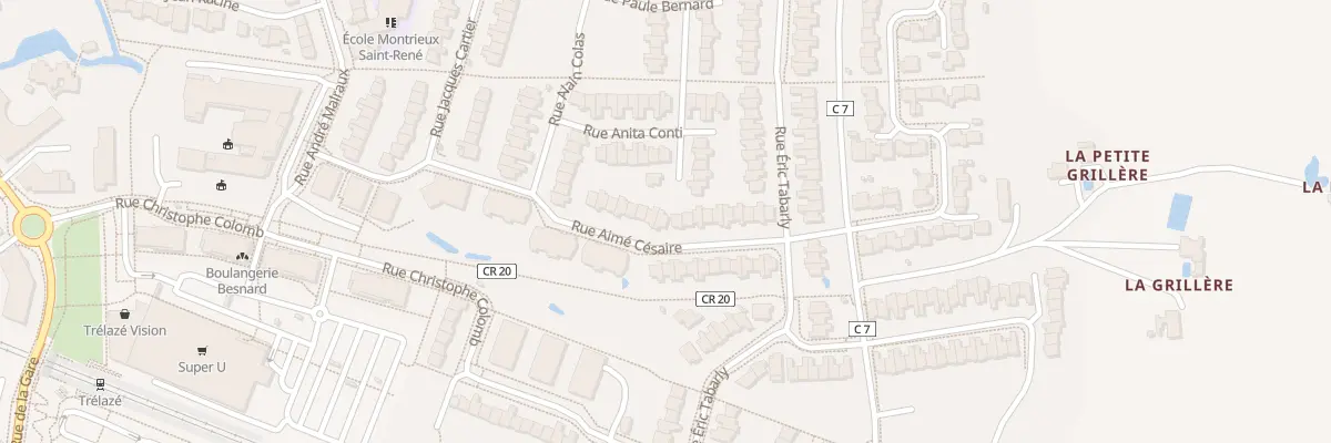 Plan du 29 Rue Aimé Césaire à Trélazé