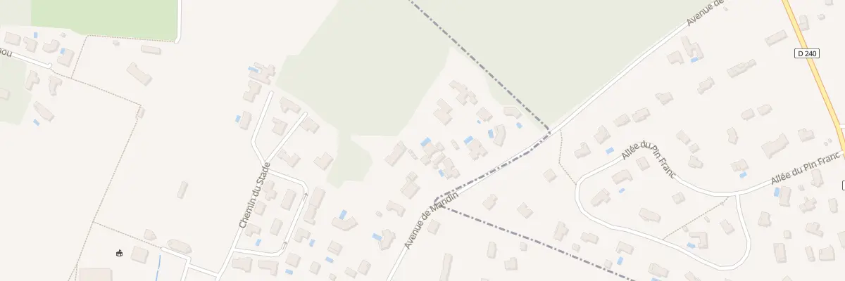 Plan du 10B Che de Mandin à Camblanes-et-Meynac