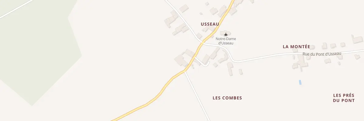 Plan du 28 Rue d’Usseau à Marignac