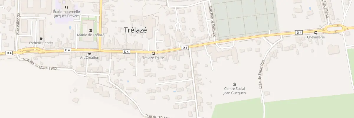 Plan du 23 Rue Louis Pasteur à Trélazé