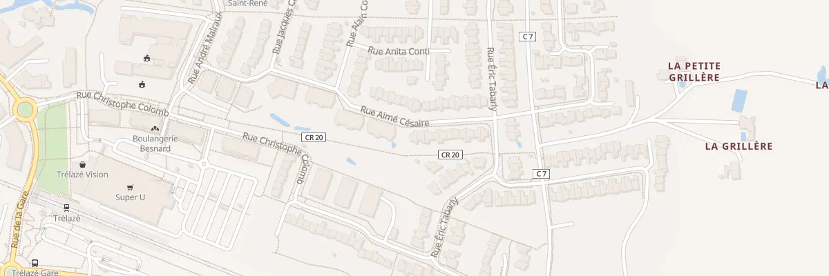 Plan du 30 Rue Aimé Césaire à Trélazé